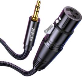 Ugreen 1m audio cable, black
