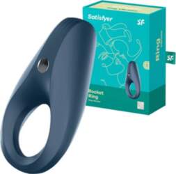 Vibrating ring Satisfyer Rocket Ring (dark
