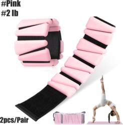 1Pair 2-4Lbs Adjustable Wrist Ankle Weights