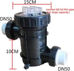 1PC Pipe filter Swimming pool filter