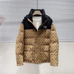 2025 Winter Men`s Jacquard Patchwork Embroidered