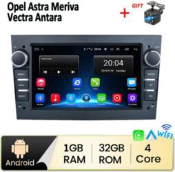 2 DIN auto radio Android priekš