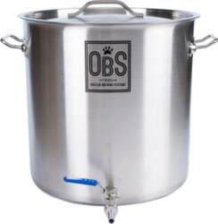 35l mash pot with tap, steel