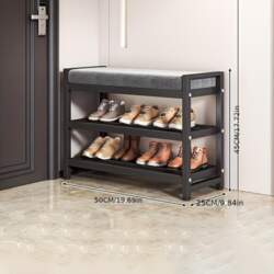 3-Tier Shoe Bench and Storage Bench