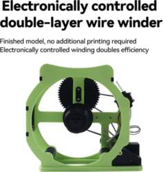 3D Printer Filament Respooler Double Layer