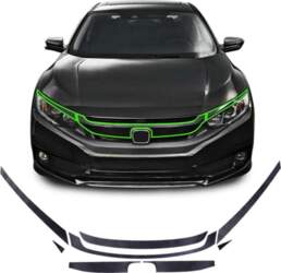 8pcs/set Car Front Upper Bumper Grille