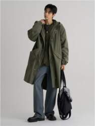 8Seconds Liner Detachable Fishtail Hooded Long