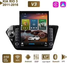 9,7 collu Android automašīnas radio