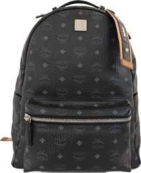 [Pre-Owned] Stark Medium Black Coated Canvas
