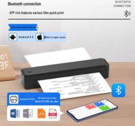 A4 Portable Wireless Bluetooth Thermal Tattoo