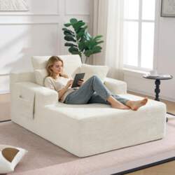 A Corduroy Sofa – No Self-Assembly