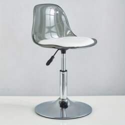 Adjustable Modern Bar Stool with Transparent