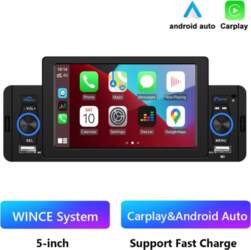 Auto radio 1 Din CarPlay Android