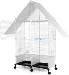 Bird Cage with Rolling Stand House