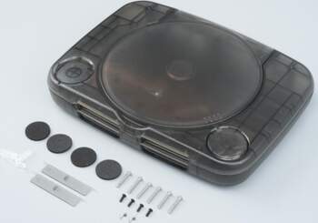 Bitfunx Replacement Shell Transparent Game Console