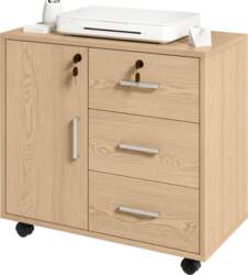 Caisson Desk Storage Furniture Lockable With
