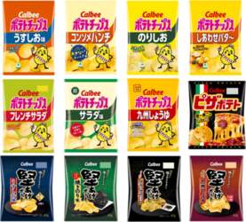 Calbee snack assortment set potato chips