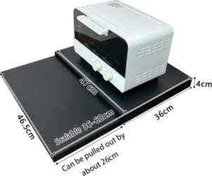 Carbon Steel Kitchen Pull-Out Tray Single/Double