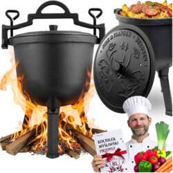 Cast Iron Cauldron Hunters Pot For