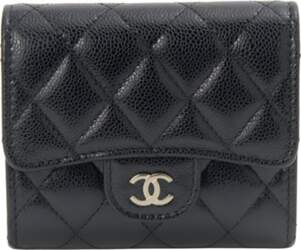 Chanel Press Button Closure Diamond Design