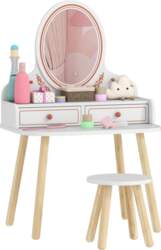 Children`s dressing table set with stool