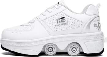 Children`s Transformable Roller Shoes: Retractable, Inline
