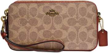 Coach Kira 19 Monogram Zip Closure
