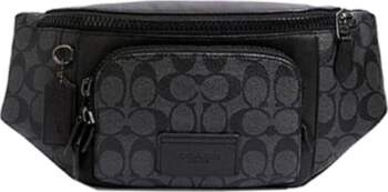 Coach Track 41 Monogram Print Zipper