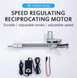 DC 12V Stroke Adjustment Telescopic Mini
