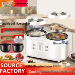 Dual-Pot Rice Cooker with Smart Dual