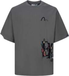 Evisu Color Block Printed And Patchwork