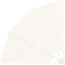 Foldable Balcony Screen Cream 140*140 cm