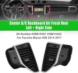 Front Left+Right Middle AC Vent Grille