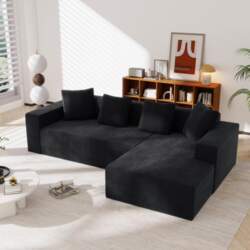 Fully Compressed Boneless Sofa, Cloud Combination
