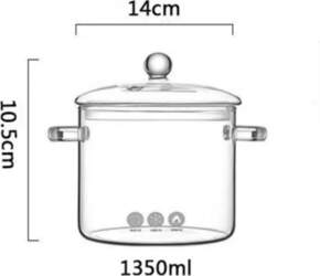 High Borosilicate Glass Stew Soup Pot