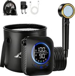 IPX8 Waterproof Outdoor Shower Set With