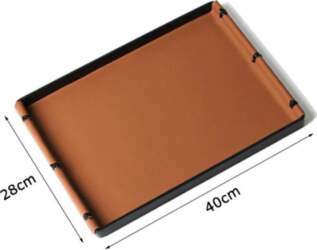 Leather Light Luxury Rectangle Storage Coffee
