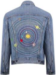 Levis Printed Denim Jacket Men jackets