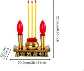Lightemitting Diode Electronic Incense Burner, Brass