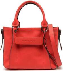 Longchamp 3D Front Logo Embellished Zipper