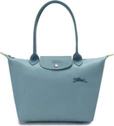 Longchamp Le Pliage Green Long Handle