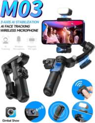 M03 Smartphone Stabilizer with Mic: 3-Axis