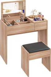 Makeup Dressing Table with Stool Makeup