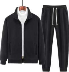 Men`s Winter Fleece-Lined Thickened Warmth Set