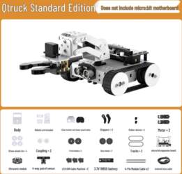 Microbit Programmable Qtruck: Educational Line-Following Robot