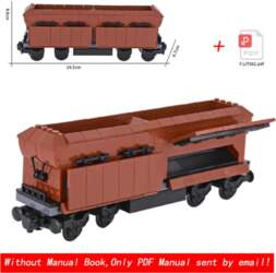 MOC Container Flat Wagon Building Blocks