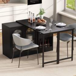 Modern Bar Table, Extendable 360 degrees