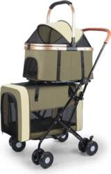 Multi‑Tier Pet Stroller Large Space Detachable