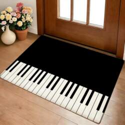 Music Note Piano Pattern Floor Mat