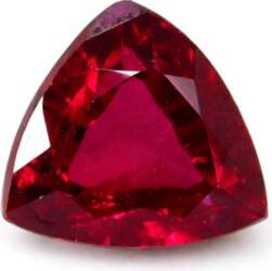 Natural Red Ruby Trillion Cut 6